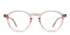 Garrett Leight Stanton Beige/clear In Beige,clear