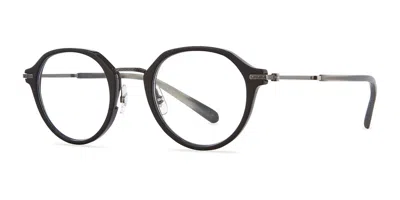 Garrett Leight Sumner C Bk-pw Men's Glasses Black Size 45 - Free Lenses - Blue Light Block Available