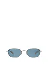 Garrett Leight Sunglasses In Blue