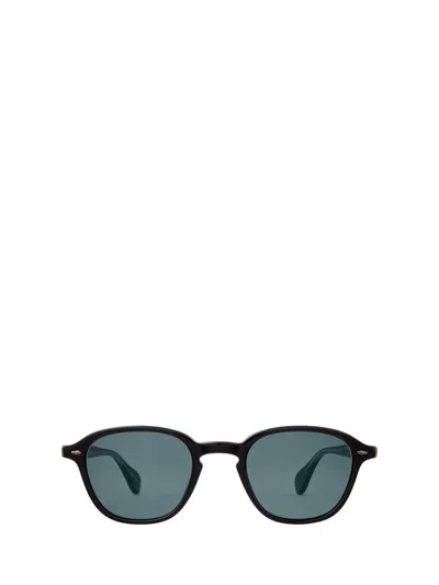 Garrett Leight Sunglasses In Black/pure Blue Smoke