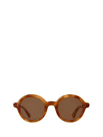 Garrett Leight Sunglasses In Brown