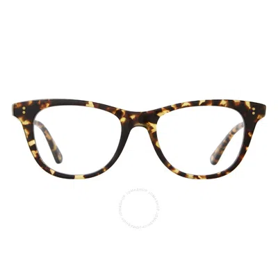 Garrett Leight Tia Jane Demo Cat Eye Ladies Eyeglasses 1122-47-tut In Brown