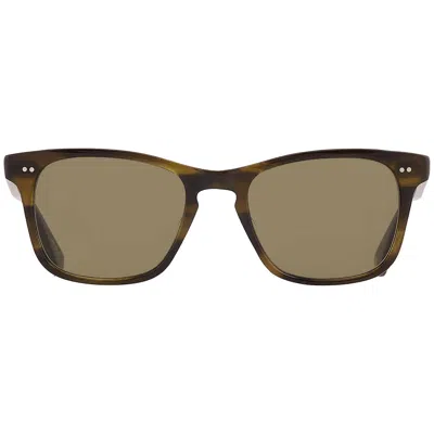 Garrett Leight Torrey Sun Green Square Sunglasses 2148 Dgfr/grn 51 In Brown