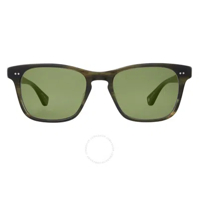 Garrett Leight Torrey Sun Green Square Sunglasses 2148 Dgfr/grn 51 In Black