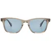 Garrett Leight Torrey Sun Sunglasses In Metallic