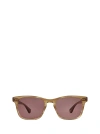 Garrett Leight Torrey Sun Palisade Tortoise/lilac Sunglasses In Palisade Tortoise/lilac