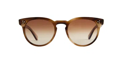GARRETT LEIGHT UNISEX 40MM TAN BROWN TORTOISE SUNGLASSES