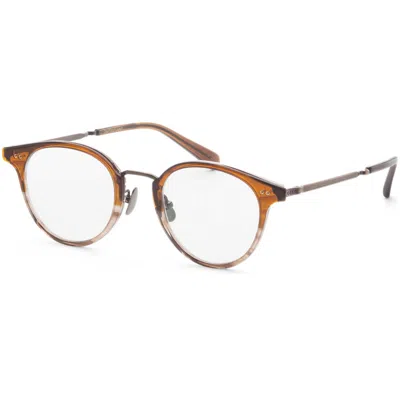 Garrett Leight Unisex 46 Mm Brown Opticals In Pattern