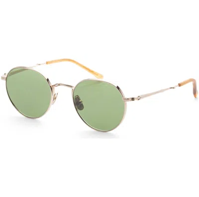 Garrett Leight Unisex 49 Mm Gold Sunglasses In Gray