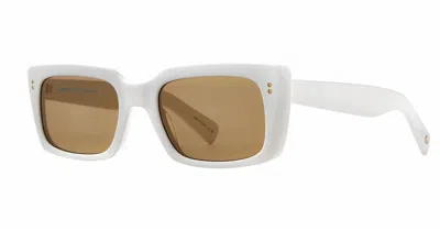 Garrett Leight Unisex Gl 3030 Sunglasses In Teen Spirit / Semi-flat Marigold In Multi