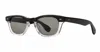 Garrett Leight Unisex Lo-b Sunglasses In Ying Yang/pure Grey In Multi