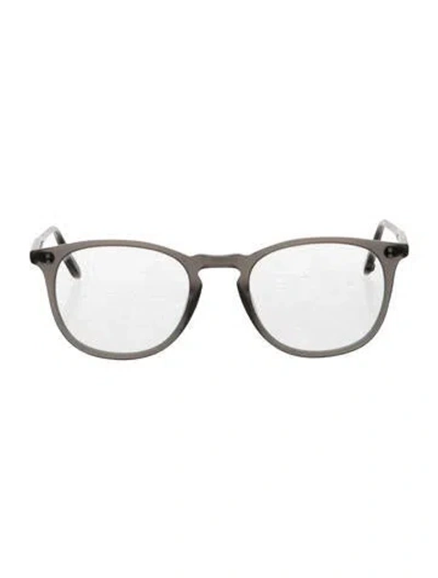 Pre-owned Garrett Leight Wayfarer Eyeglasses In Gray