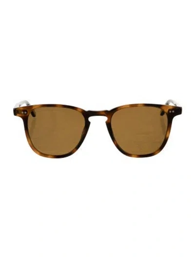 Pre-owned Garrett Leight Wayfarer Gradient Sunglasses In Black