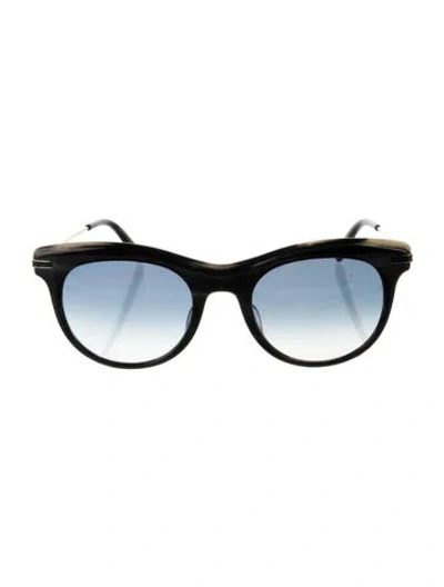 Pre-owned Garrett Leight Wayfarer Gradient Sunglasses In Black