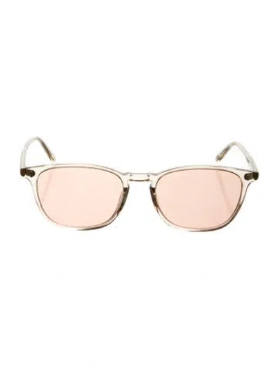 Pre-owned Garrett Leight Wayfarer Mirrored Sunglasses In Multi