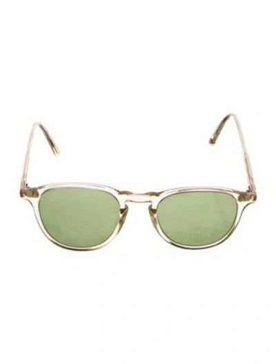 Pre-owned Garrett Leight Wayfarer Tinted Sunglasses