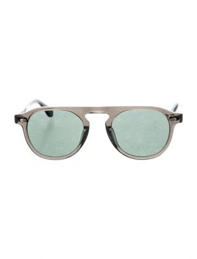 Pre-owned Garrett Leight Wayfarer Tinted Sunglasses