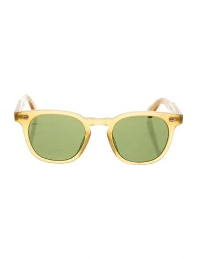 Pre-owned Garrett Leight Wayfarer Tinted Sunglasses In Multi