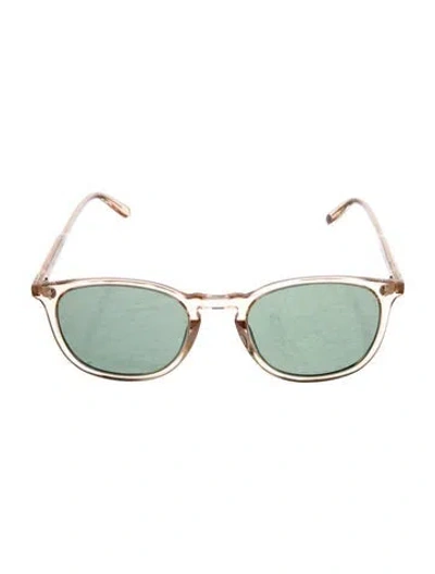 Pre-owned Garrett Leight Wayfarer Tinted Sunglasses In Neutral