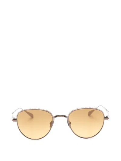 Garrett Leight 웰스 J 라운드 프레임 선글라스