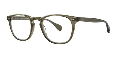 Garrett Leight Wilshire Wil Men's Glasses Green Size 47 - Free Lenses - Blue Light Block Available