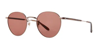 Garrett Leight Wilson M Sun Co-spbrnsh/sfprw Men's Sunglasses Gold Size 49 In Pink