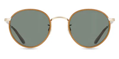 Garrett Leight Wilson Sun C-g/sfpbs Men's Sunglasses Brown Size 49