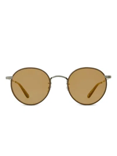 Garrett Leight Wilson X Sun Round-frame Sunglasses In Green