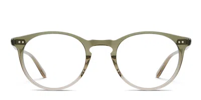 Garrett Leight Winward Green/clear In Green,clear