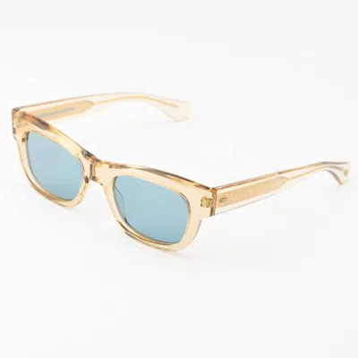 Garrett Leight Women's Woz Sunglasses In Brew / Pacifica In Multi