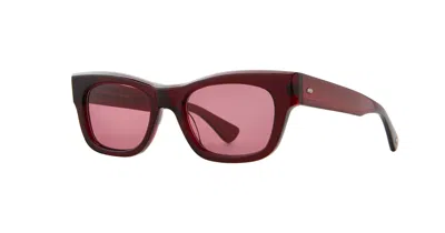 Garrett Leight Women's Woz Sunglasses In Merlot / Lilac In Multi