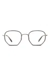 Garrett Leight Woodlawn Eco Marigold Tortoise-brushed Gold-blonde Tortoise Glasses In Grey