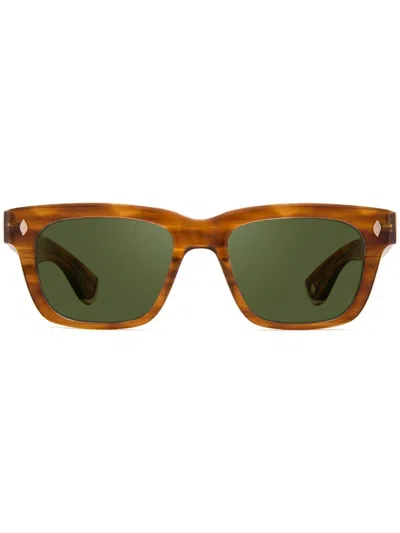Garrett Leight Sunglasses In Brown