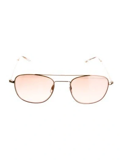 Pre-owned Garrett Leight Zephyr Square Sunglasses