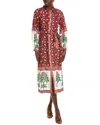 Garrie B Smocked Maxi Dress In Brown