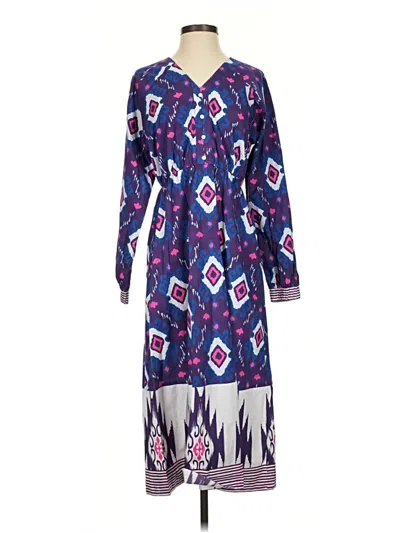Pre-owned Garrie B Casual Dress In Blue