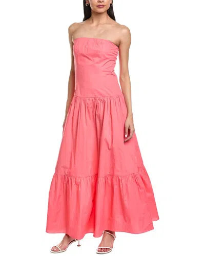 Garrie B Drop-waist Maxi Dress In Animal Print