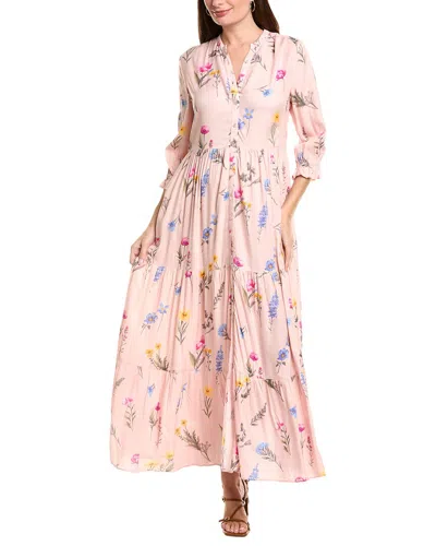 Garrie B Maxi Dress In Pink