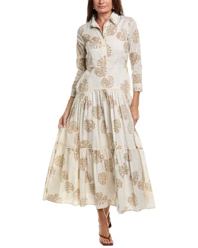 Garrie B Maxi Dress In White