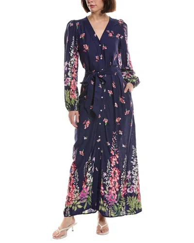 Garrie B Midi Dress In Multi