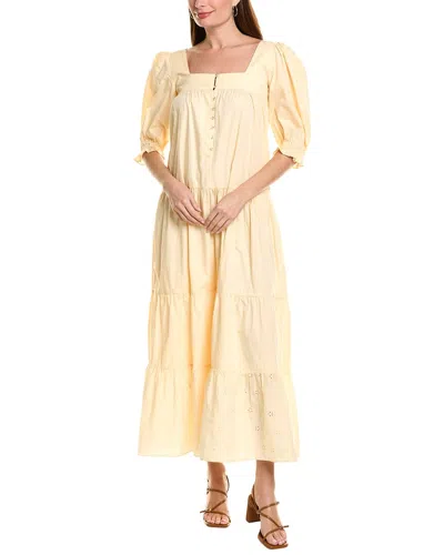 Garrie B Mini Dress In Yellow