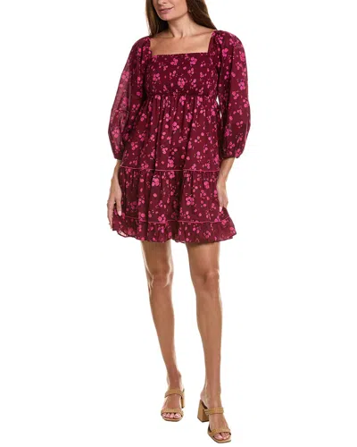 Garrie B Mini Dress In Purple