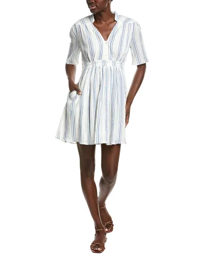 Garrie B Printed Mini Dress In Transparent