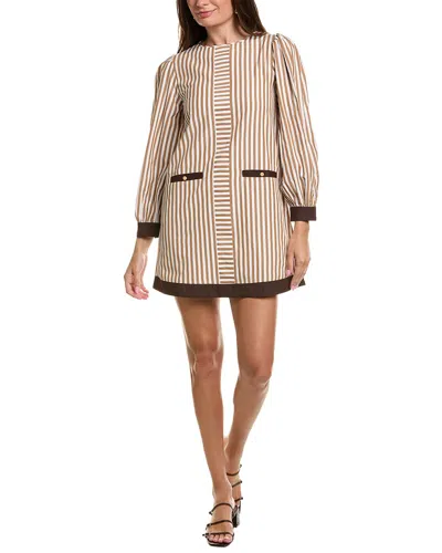 Garrie B Shift Dress In Neutral