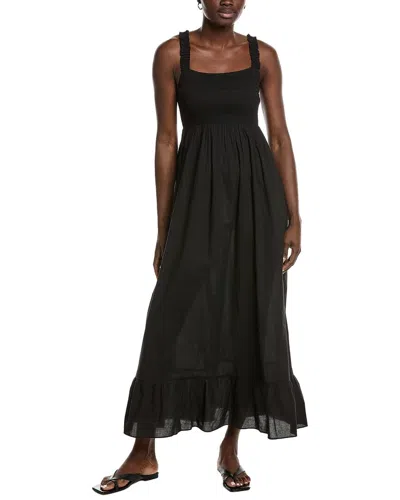 Garrie B Tank Midi Dress In Black
