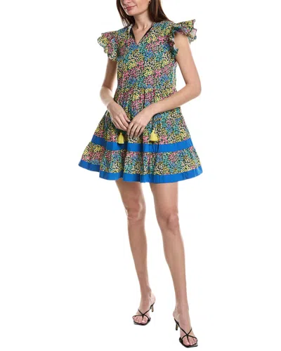 Garrie B Tassel Mini Dress In Multi