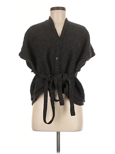 Pre-owned Gary Graham Cardigan Sweater In Gray