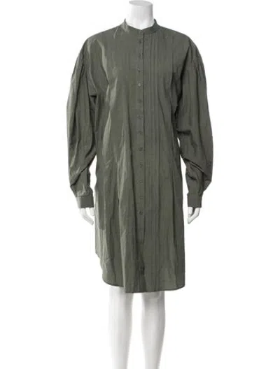 Pre-owned Gary Graham Midi Length Dress In Green
