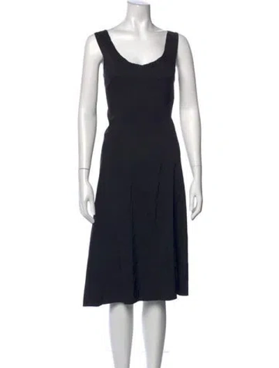 Pre-owned Gary Graham Silk Knee-length Dress In Multi
