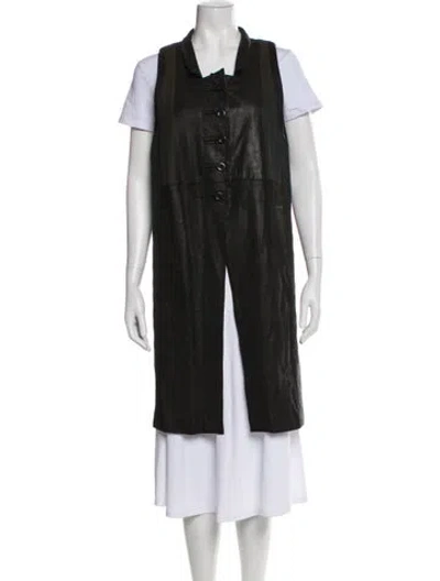 Pre-owned Gary Graham Vest In Black